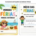 Bloquinho de Anotações das Férias