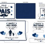 Cartão 3D para o Dia dos Pais
