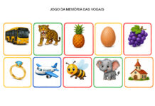Jogo da Memória das Vogais Jogo da Memória das Vogais