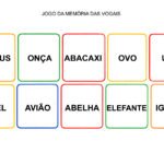 Jogo da Memória das Vogais